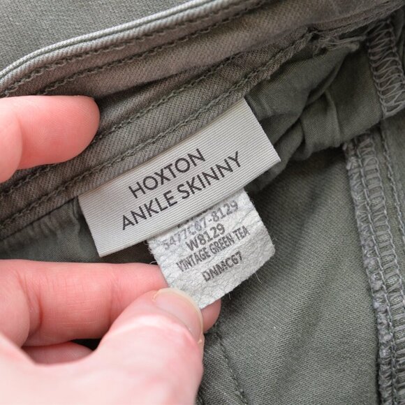 Paige Hoxton High-Rise Cargo Green Jeans Sz 28 - Picture 8 of 8